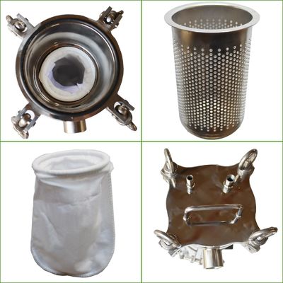 Heavy-Duty 304 Stainless Steel Bag Filter Housing for Industrial Water Treatment