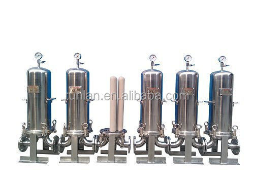 Customized Flanged Connection Water Filter Housing for 25kg of Stainless Steel304/316L