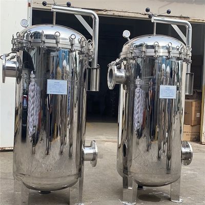 62KG Single Bag 304 Stainless Steel Sand and Impurities Removal Bag Filter