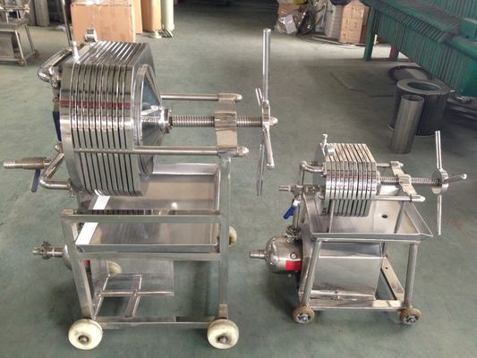 25kg Stainless Steel Multi Layer Plate Frame Filter Press with Square Gasket Seal Type