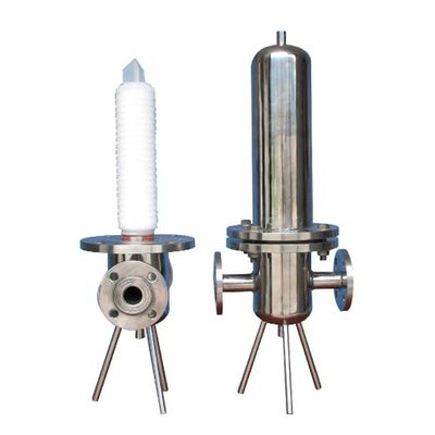 EPDM/Silicone/Viton Seal Material 316L Stainless Steel Air Filter Housing for Industrial
