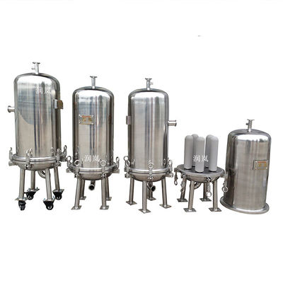 EPDM/Silicone/Viton Seal Material 316L Stainless Steel Air Filter Housing for Industrial