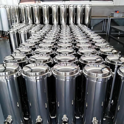 Quick Connect/Flanged SUS304/SUS316L Activated Carbon Filter Housing Filtration Machine