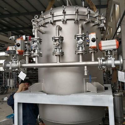 VITON Seal High Filtration Stainless Steel Flange Connection Double Bag Filter Housing