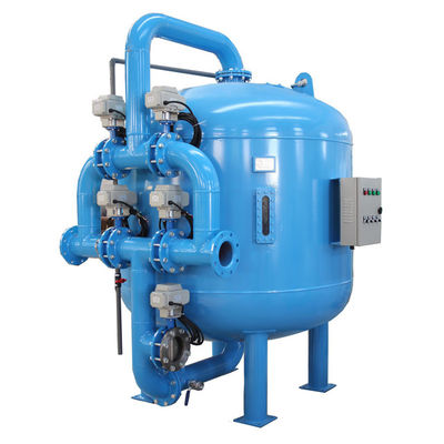 SS304/316L Auto/Manual Backwash Quartz Sand Filter for Water Treatment Customized Color