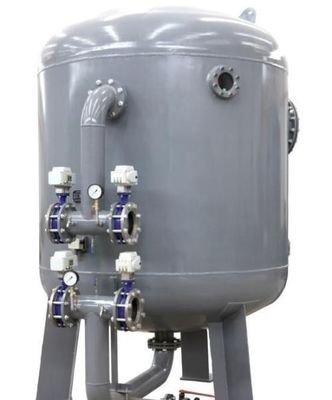 SS304/316L Auto/Manual Backwash Quartz Sand Filter for Water Treatment Customized Color