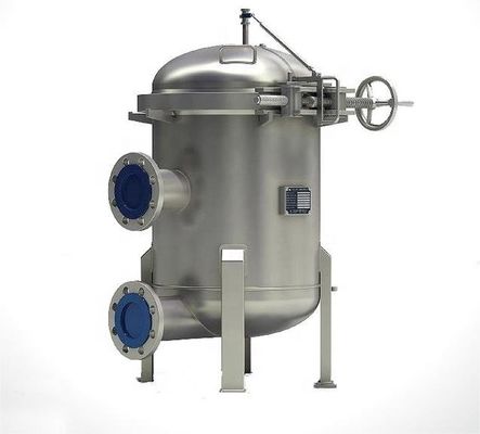 O-Type Seal Ring Stainless Steel Bag Filter Housing for Milk and Beverage Filtration