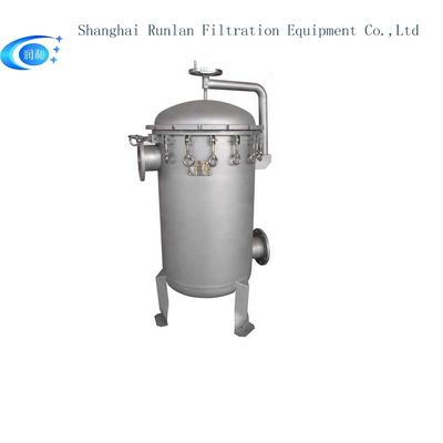 O-Type Seal Ring Stainless Steel Bag Filter Housing for Milk and Beverage Filtration