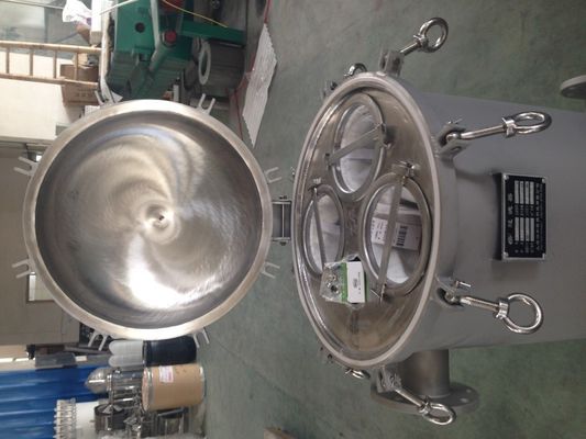 O-Type Seal Ring Stainless Steel Bag Filter Housing for Milk and Beverage Filtration