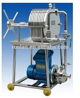 Square Gasket Electric Stainless Steel Multi Layer Filter Press for Grape Wine