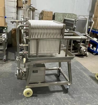 Square Gasket Electric Stainless Steel Multi Layer Filter Press for Grape Wine