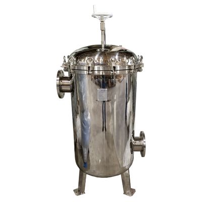500L/Hour O-type Seal Ring Stainless Steel Multi Bag Filter Housing for Water Treatment
