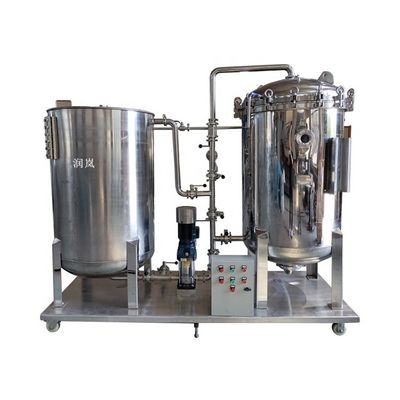 Stainless Steel 304/316 Diatomite Alcohol Filter Advanced Technology