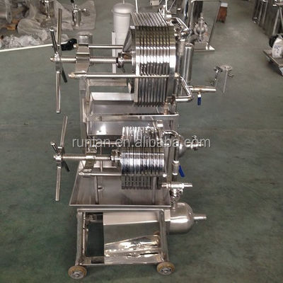 SUS304/SUS316L Stainless Steel Precision Plate Frame Filter for Solid-Liquid Separation