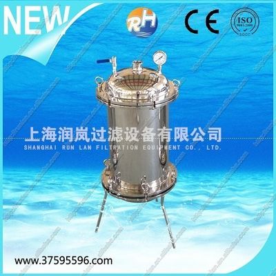 SUS304/SUS316L Microporous Membrane Manual Positive Pressure Filter for Food Beverage