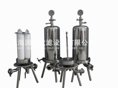 Industrial Milk or Wine Filtration with Food Grade Cartridge Filter and Square Gasket