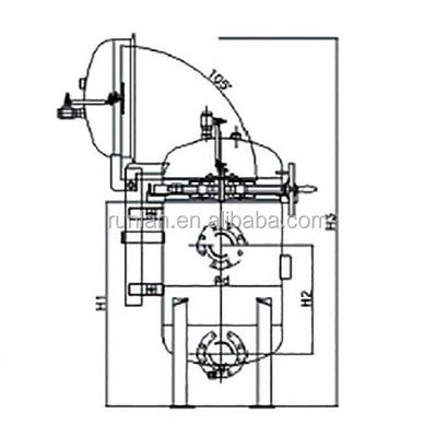 Low Pressure Loss Bag Cartridge Filter Housing for Automatic Operation and Small Size