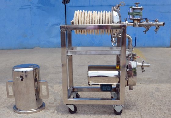 22KG High Precision Automatic Grape Wine Filter Machine with Diatomite Filter Media