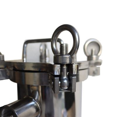 Industrial High Precision Plastic Liquid PP Bag Filter Housing with O-Type Seal Ring