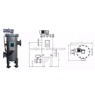 25KG Other Large Flow Rate Full Auto Self Cleaning Brush Filter Lubricating Oil Filtration