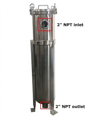 10 Inch SUS316L Stainless Steel Filter Housing Advanced Sanitary Filtration Solution