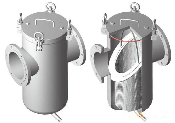 Stainless Steel Wire Mesh Filter Basket Strainer for Customized Color Filter Housing