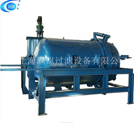 Max Pressure 0.4Mpa Industrial Full Automatic Spray Paint Leaf Filter for Bleached Soil Crude Oil