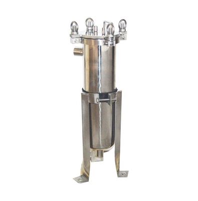 Stainless Steel Bag Filter Housing for Water Purification in Manufacturing Plant