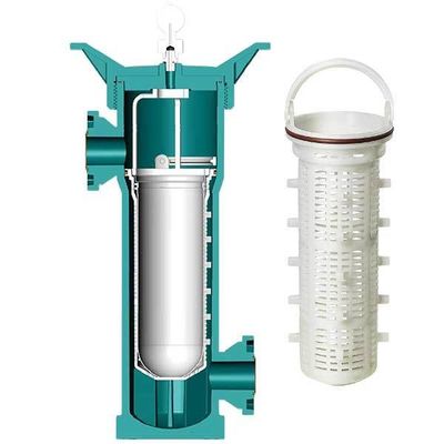 60KG Weight PP Bag Filter Housing By Injection for Food Beverage Filtration Equipment