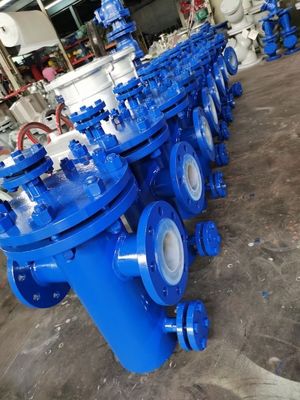 Industrial Grade Water Impurity Treatment Pipeline Filter 62KG Weight and Performance