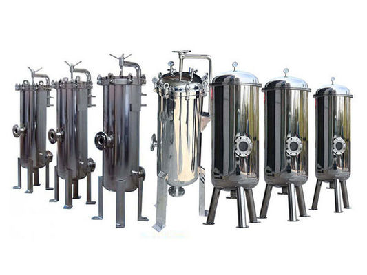 Customized Silicone Seal SS Bag Filter Housing for Water Purification Applications