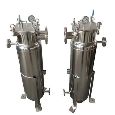 62KG Stainless Steel Jacket Water Bag Filter Housing for Farms