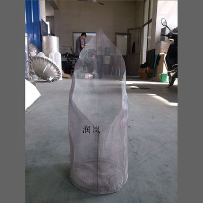 Stainless Steel Filter Bag for Food Industry Thread Size 7-1/16" Dia x 32" L and Single Bag