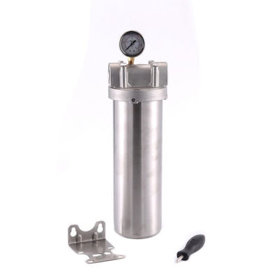 Water Purification 304 Stainless Steel Single Core Pre Coarse Filter for Liquid Media
