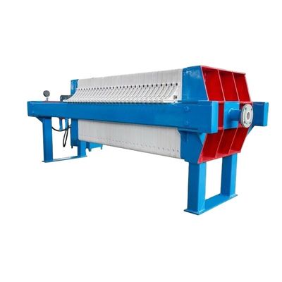 Industrial Polypropylene PP Plate and Frame Manual Filter Press with 0.5-0.8Mpa Pressure