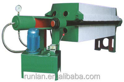 Industrial Polypropylene PP Plate and Frame Manual Filter Press with 0.5-0.8Mpa Pressure