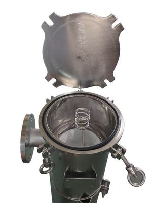 316L Stainless Steel 25 Filter Pump Provided Cartridge Filter Housing for Liquid Filtration