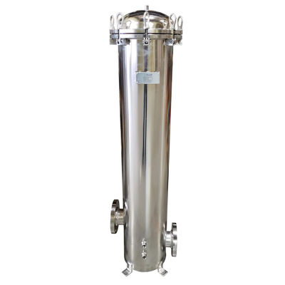 3 Inch Flange In/Out 304 Stainless Steel 7 Cartridge Filter Housing for 40" Cartridges