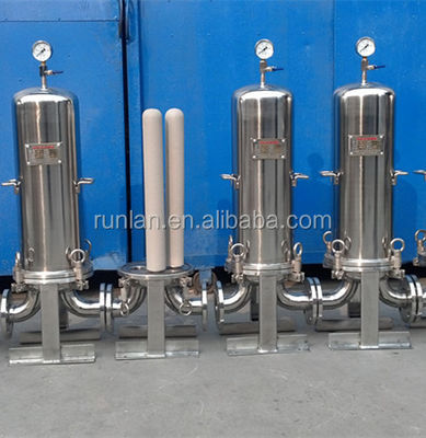 EPDM O-Rings Runlan 304 Stainless Steel Housing Paint Filter and Oil Filter for Industrial Filters