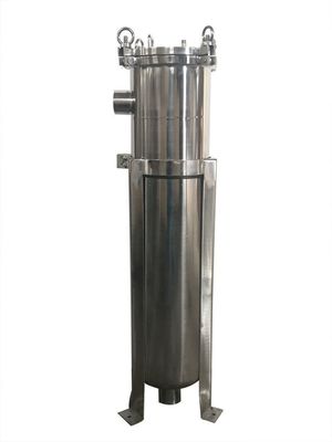 Food Shop M14 Side Inlet Bag Filter Housing Sanitary Cartridge Filter Housing 62KG Weight