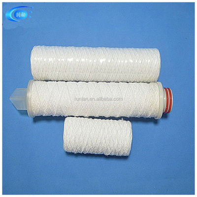 PP 10" Microelectronics Pleated Membrane Filter Cartridge 0.4 0.7m2 Filtration Area