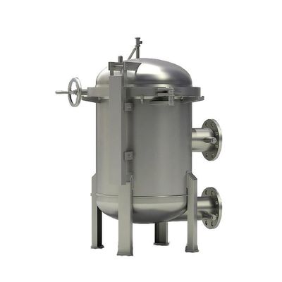 62KG Weight 316L PTFE Multi Water Bag Filter Housing Mirror Polished Finish for Retail