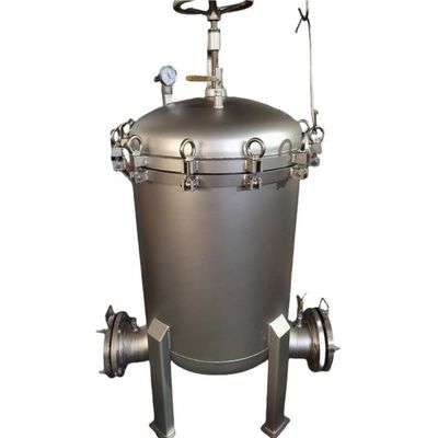 1.0Mpa Pressure Stainless Steel Filter Housing with 10 Bag and Cartridge Capacity