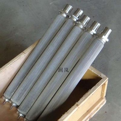 High Precision 0.1-20um 304 Stainless Steel Sintered Mesh Filter Cartridge 40" Length