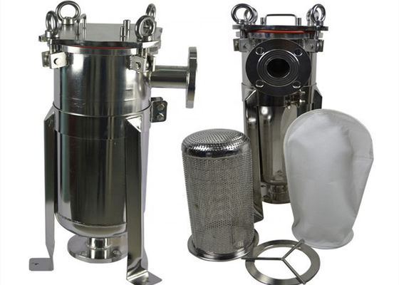 Building Material Shops 10bar 316L PTFE Gasket Multi Water Bag Filter Housing Mirror Polished