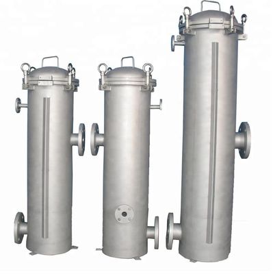 Stainless Steel 304 Multi Bag Filter Housing Ideal for Oil Filtration in Cylinder Shape