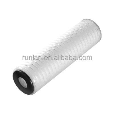 500L/Hour Sterilizing Grade PP Pleated Filter Cartridge for Microelectronics Lightweight