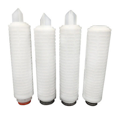 0.2m2 PVDF Filter Cartridge For PP Filtration With Hydrophilic Hydrophobic Membrane