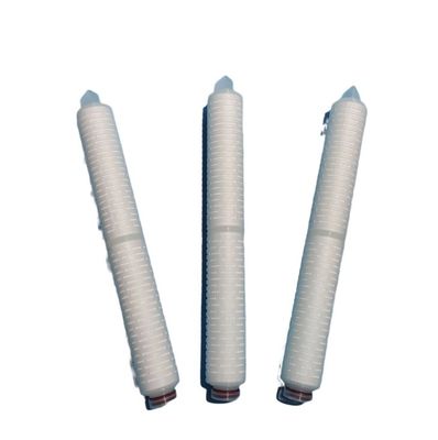 0.2m2 PVDF Filter Cartridge For PP Filtration With Hydrophilic Hydrophobic Membrane