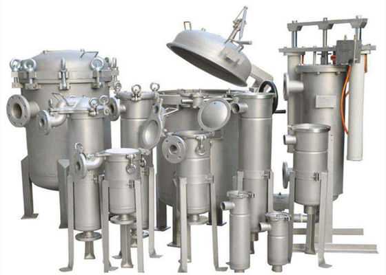 80-600m3/H Flow Quick Open Mesh SS304/316L Filter Housing for Water Filtration System